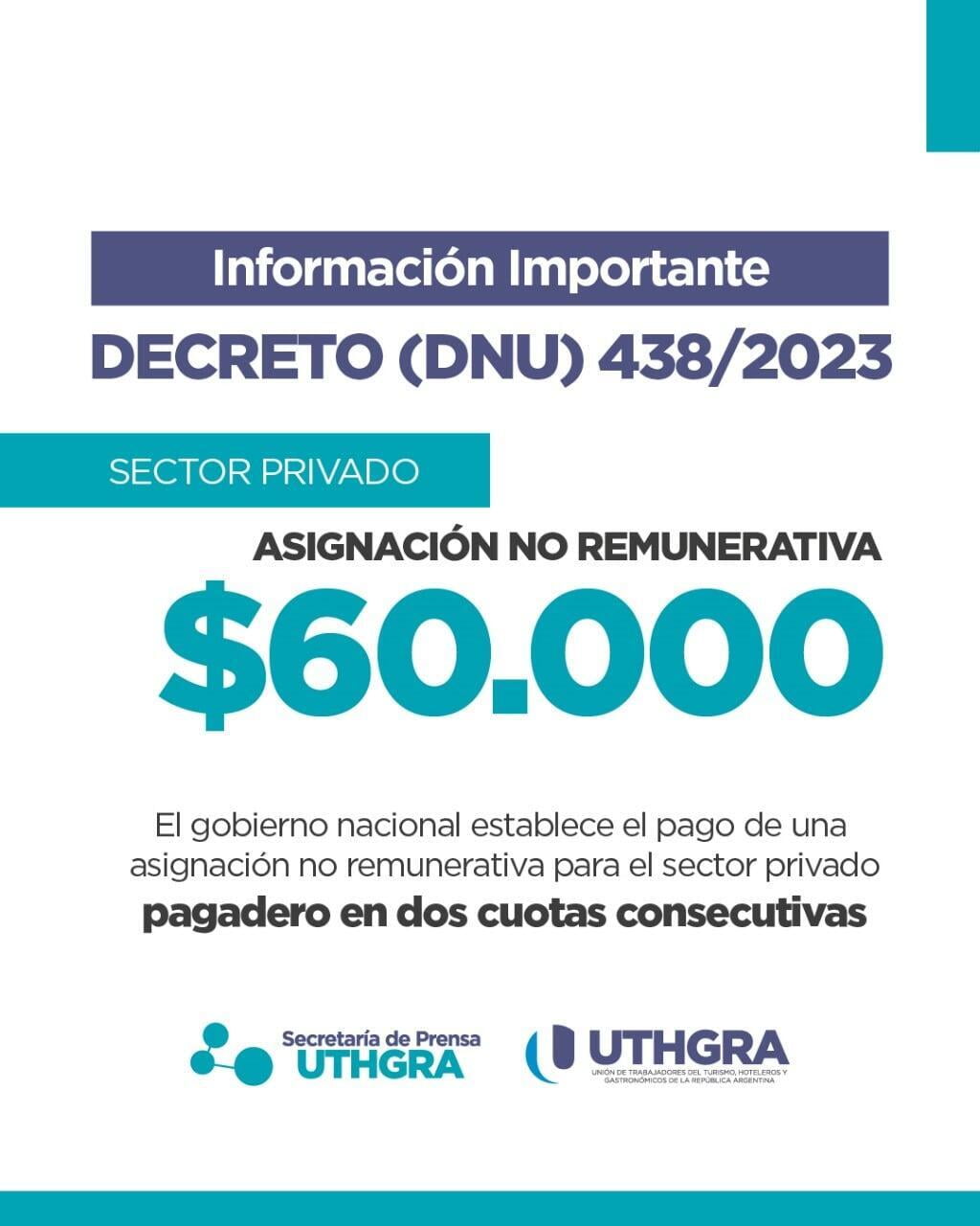 Asignación No Remunerativa